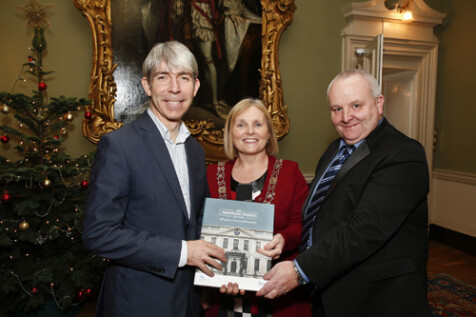 Former Lord Mayor Andrew Montague and current Lord Mayor Críona Ní Dhálaigh