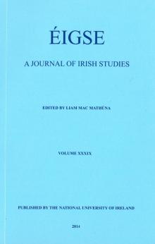 Éigse: a journal of Irish Studies (39)