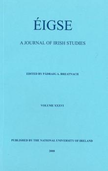 Éigse: a journal of Irish Studies (36)