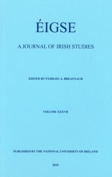 Éigse: a journal of Irish Studies (37)