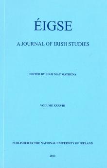 Éigse: a journal of Irish Studies (38)